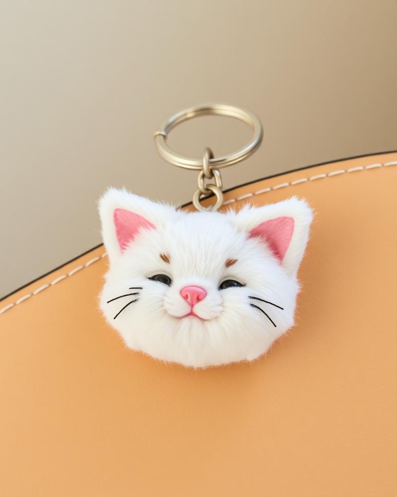 Custom Pet Plush Keychain